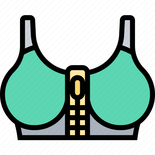 Bra, support, undergarment, strap, women icon - Download on Iconfinder