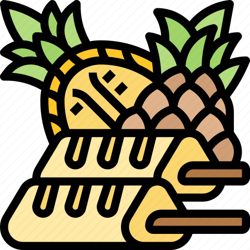 Pineapple, fruit, food, appetizing, tropical icon - Download on Iconfinder