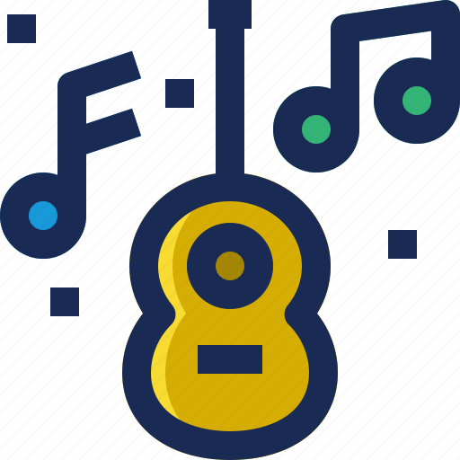 Brazil, carnival, guitar, instrument, music, note, song icon - Download on Iconfinder