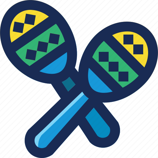 Brazil, carnival, instrument, maracas, music, musical icon - Download on Iconfinder