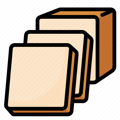 Bread, sliced, bakery, sandwich, loaf, food, cooking icon - Download on Iconfinder