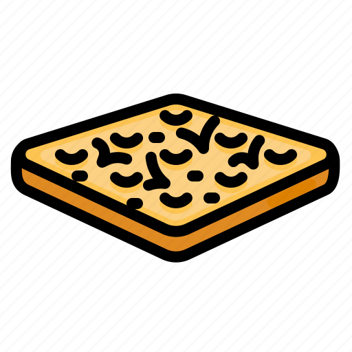 Focaccia, bread, food, breakfast, bakery, rosemary, restaurant icon - Download on Iconfinder