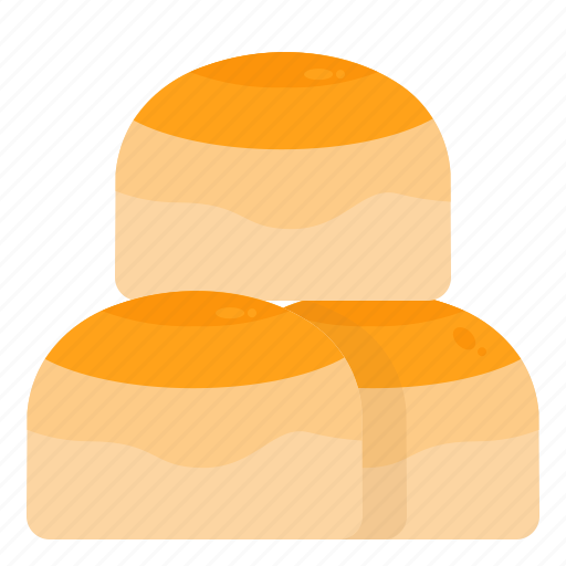 Bread, roll, dinner, rolls, pandesal, bakery, breakfast icon - Download on Iconfinder