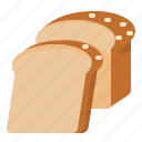 sandwich, loaf, bread, sliced, bakery, sliced bread, breakfast, food