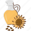 sunflower, oil, cooking, food, fat 