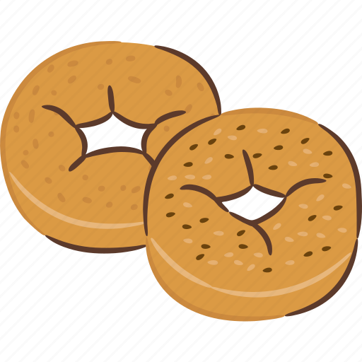 Bagel, bread, poland, ring, wheat, dough icon - Download on Iconfinder