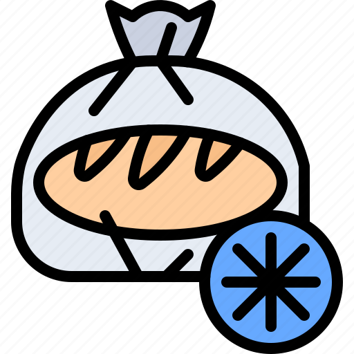 Bread, package, frozen, bakery, food, baked, goods icon - Download on Iconfinder