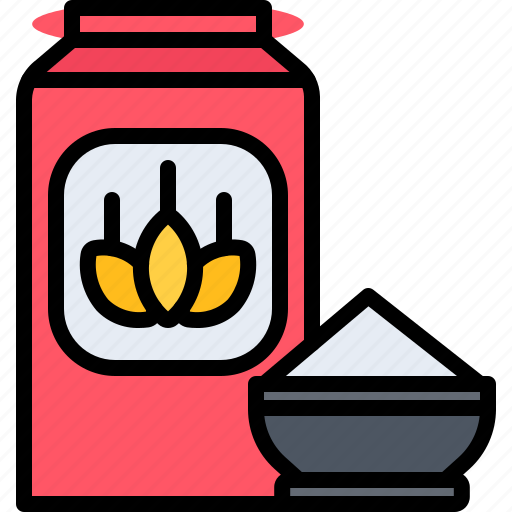 Flour, plate, package, bakery, food, baked, goods icon - Download on Iconfinder