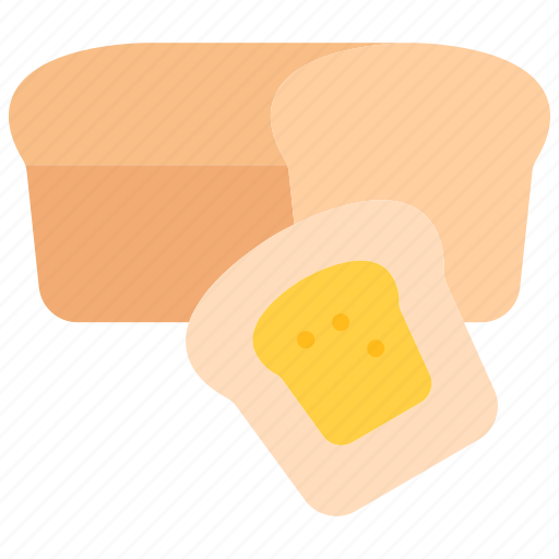 Bread, butter, toast, bakery, food, baked, goods icon - Download on Iconfinder