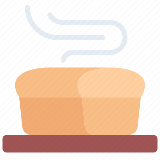 Steam, bread, hot, bakery, food, baked, goods icon - Download on Iconfinder