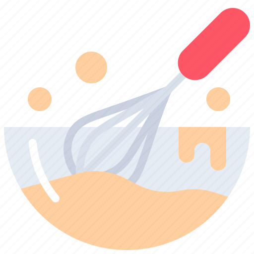 Whisk, dough, plate, bakery, food, baked, goods icon - Download on Iconfinder