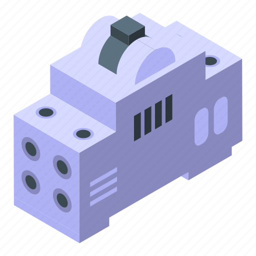 Breaker, panel, isometric icon - Download on Iconfinder