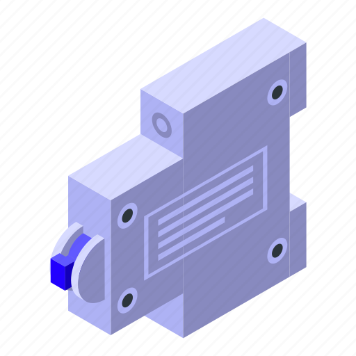 Breaker, box, isometric icon - Download on Iconfinder