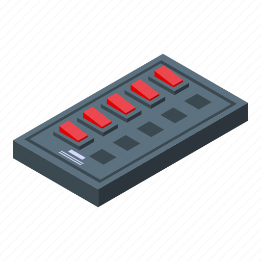 System, breaker, isometric icon - Download on Iconfinder