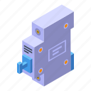 electrical, switch, isometric