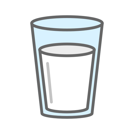 Drink, glass, glass of, milk icon - Free download