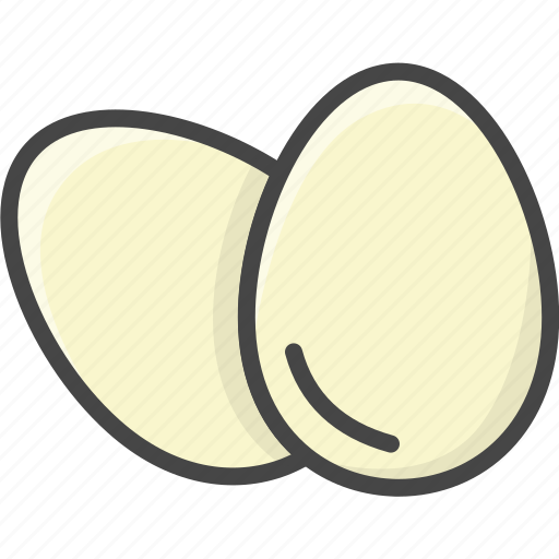 Boiled, breakfast, eggs, filled, food, outline icon - Download on Iconfinder