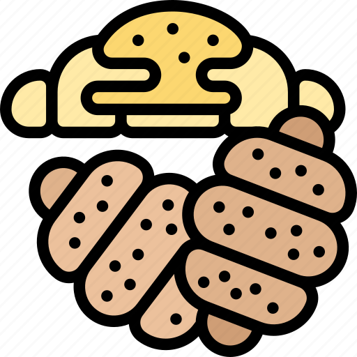 Croissant, pastry, bread, bakery, snack icon - Download on Iconfinder