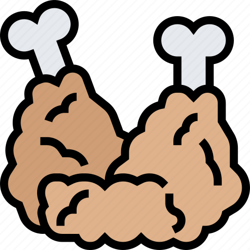 Fried, chicken, cooking, cuisine, food icon - Download on Iconfinder