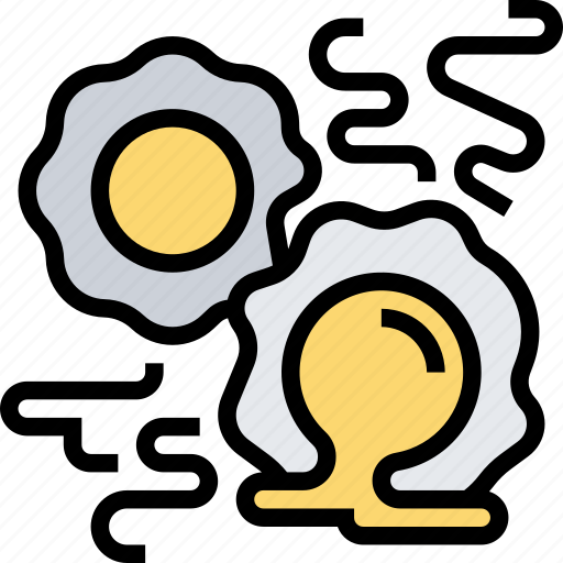 Fried, egg, cooking, cuisine, food icon - Download on Iconfinder