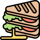 sandwich, toast, bread, breakfast, food