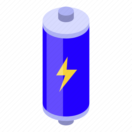 Charge, battery, breakthrough, isometric icon - Download on Iconfinder