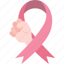 ribbon, cancer, fight, against, survivor