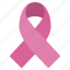 pink, ribbon, sweet, cancer, symbol cancer, badge 