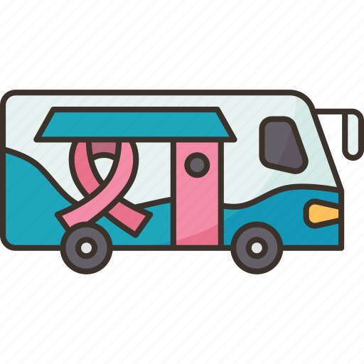 Mammography, bus, cancer, mobile, service icon - Download on Iconfinder