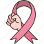 ribbon, cancer, fight, against, survivor 