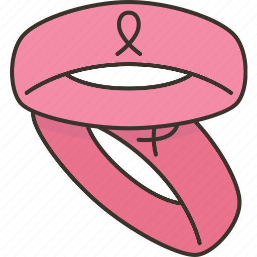 Wristband, bracelets, support, cancer, awareness icon - Download on Iconfinder