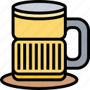 beer, mug, glass, beverage, booze