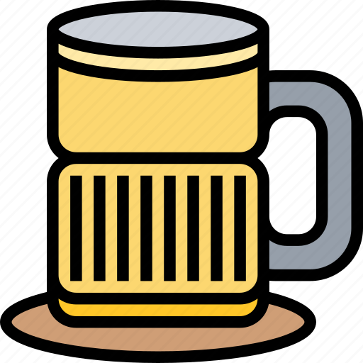 Beer, mug, glass, beverage, booze icon - Download on Iconfinder