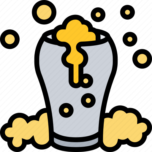 Beer, pint, cold, glass, frosty icon - Download on Iconfinder