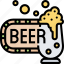 pub, beer, drink, sign, bar 