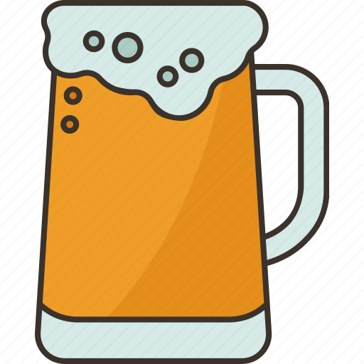 Beer, mug, glass, pub, refreshment icon - Download on Iconfinder