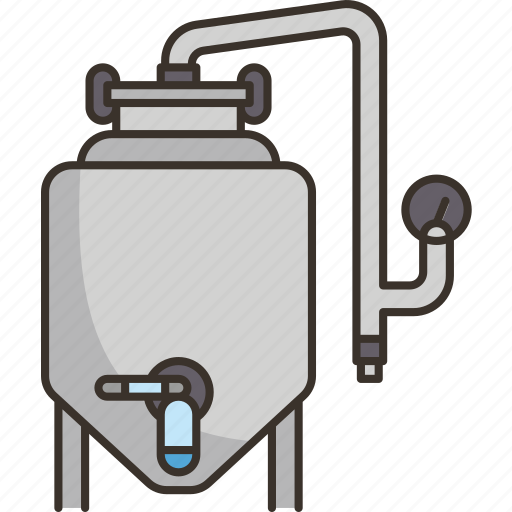 Fermentation, brewery, tank, container, industrial icon - Download on Iconfinder
