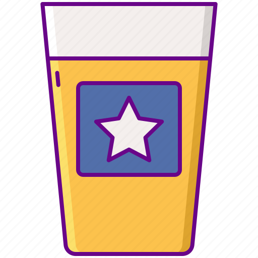 American, pint, glass, drink, beer icon - Download on Iconfinder