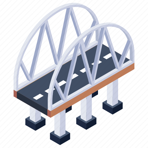 Road bridge, railway bridge, bridge, bridge architecture, overpass icon - Download on Iconfinder