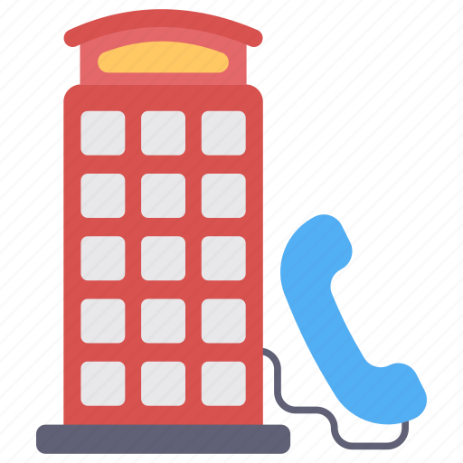 Public telephone, phone booth, phone cabin, phone kiosk, phone box icon - Download on Iconfinder