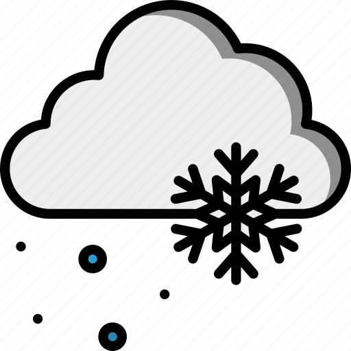 Snowing, snowfall, season, winter, rain, weather, cloud icon - Download on Iconfinder