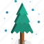 pine, tree, winter, cold, snowfall, snow 