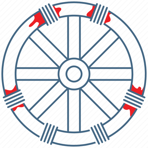 Crank wheel, penalty, torture, torture equipment, wheel, savage, torment icon - Download on Iconfinder