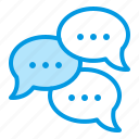 argument, bubble, chat, discussion, speech, talk