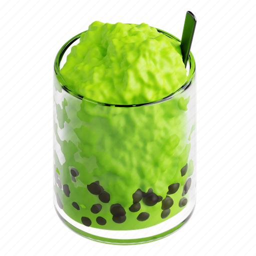 Bubble, tea, bubble tea, boba, pearl, 3d icon, 3d illustration 3D illustration - Download on Iconfinder