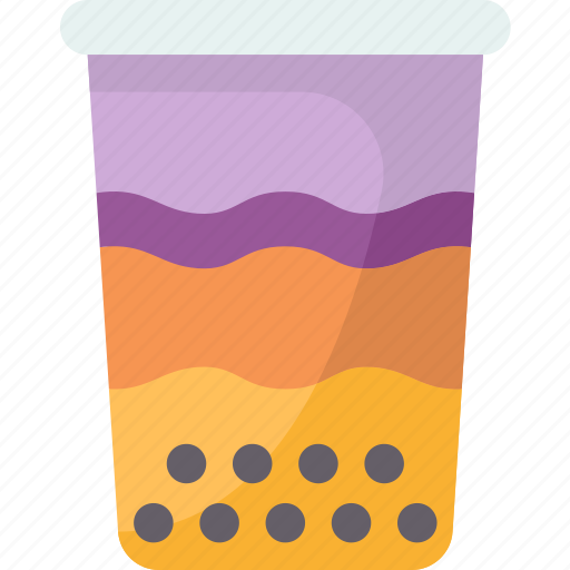 Tea, bubble, rainbow, flavor, drink icon - Download on Iconfinder