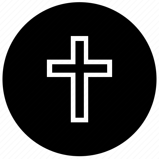 Christianity, cross, religion, round icon - Download on Iconfinder