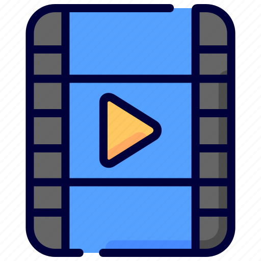 Clip, film, media, play icon - Download on Iconfinder