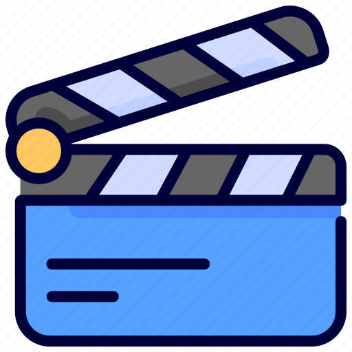 Film, movie, production, slate, take icon - Download on Iconfinder