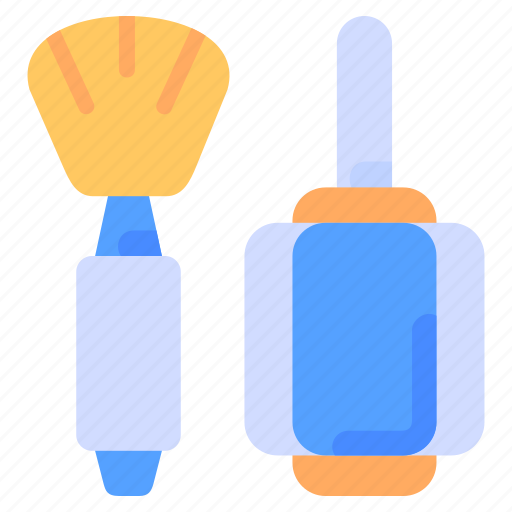 Brushes, camera, cleaning, dust, equipment, lens icon - Download on Iconfinder
